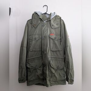 Superdry Men's Rookie Military Jacket. Size XL (US Equivalent 42-44)